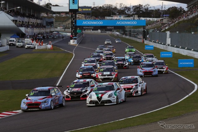 2018 FIA WTCR Race of Japan スタートシーン