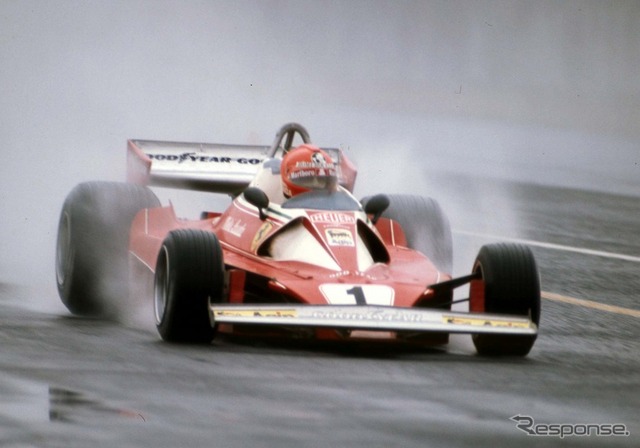 ニキ・ラウダ追悼展「Thank you NIKI」(1976年F1世界選手権イン・ジャパンでのニキ・ラウダ選手のFerrari312T2)
