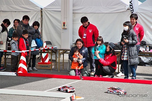 TOYOTA GAZOO Racing ブース 「電動RCカーの体験コーナー」(イメージ)