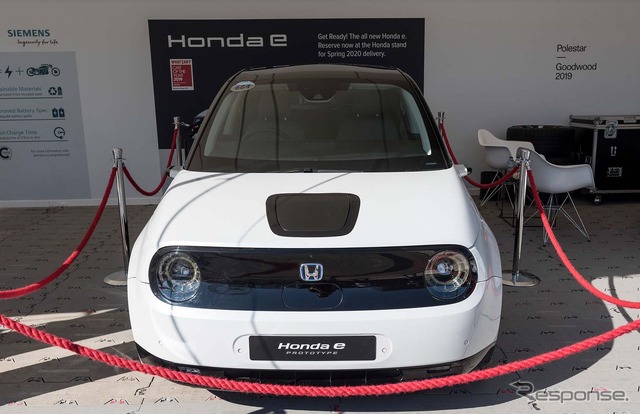 ホンダ e の最新プロトタイプ(グッドウッド2019)