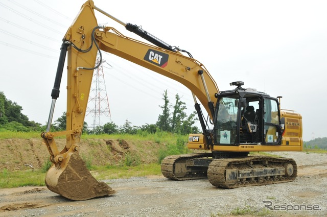 キャタピラーの次世代油圧ショベル「Cat320」(実証実験仕様)