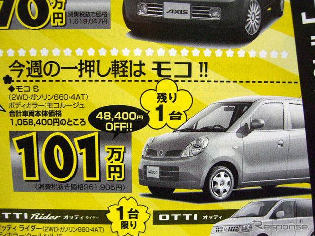 【春一番 値引き情報】この価格で軽自動車を購入できる!!