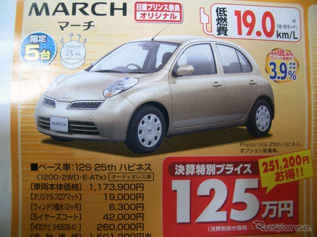 【春一番 値引き情報】フィット や デミオ、この価格でコンパクトカーを!!
