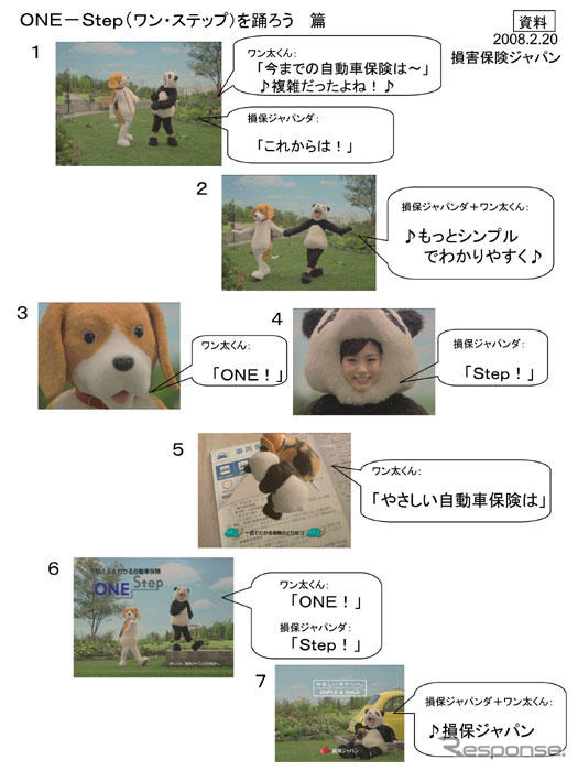 上戸彩「損保ジャパンダ」が着ぐるみ犬と
