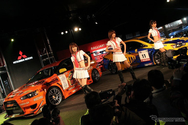 【東京オートサロン08】写真蔵…三菱 ランエボX