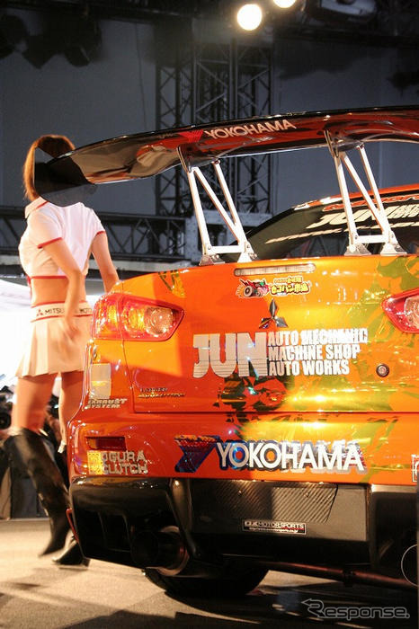 【東京オートサロン08】写真蔵…三菱 ランエボX