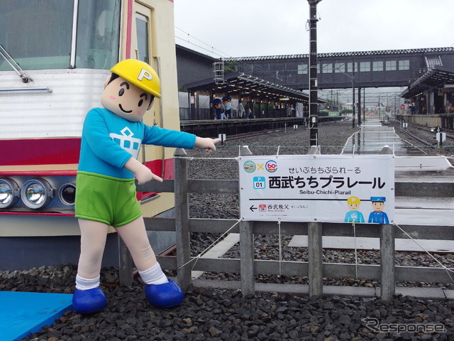 「西武ちちプラレール駅」（7月14日、西武秩父駅）