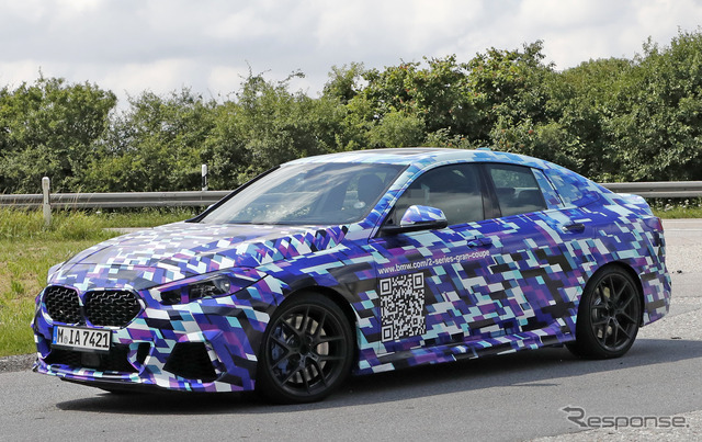 BMW 2シリーズグランクーペ プロトタイプ(スクープ写真)
