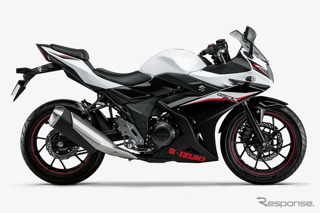 スズキ GSX250R パールグレッシャーホワイトNo.2/パールネブラーブラック