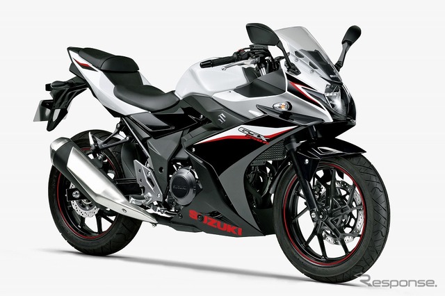 スズキ GSX250R パールグレッシャーホワイトNo.2/パールネブラーブラック