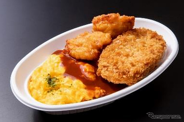 松阪牛コロッケ&チキンオムライス