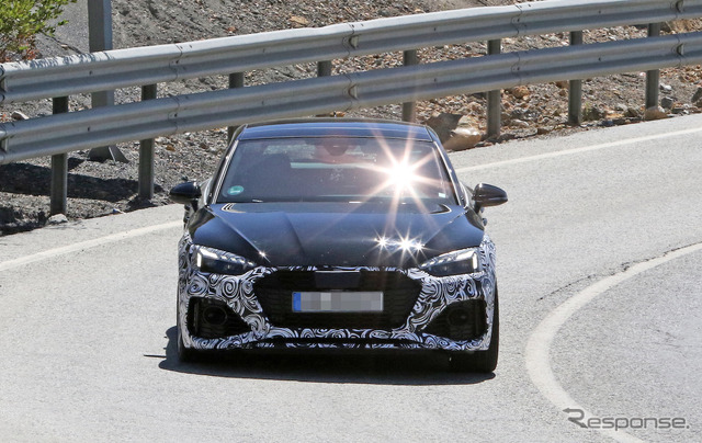 アウディ RS5スポーツバック 改良新型(スクープ写真)