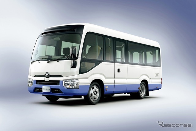 トヨタ コースター BIG VAN(標準ボディ・9人乗り・6AT)(ホワイト/ラベンダー)