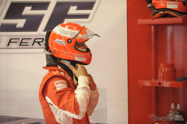シューマッハがF2008をテスト　3番手タイム