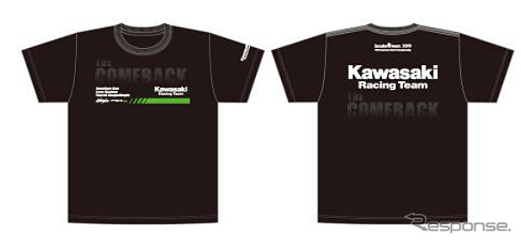 Kawasaki Racing Team Tシャツ（各3000円）