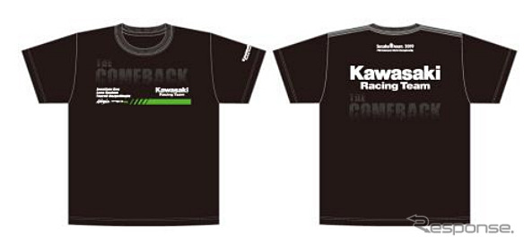 Kawasaki Racing Team Tシャツ(各3000円)