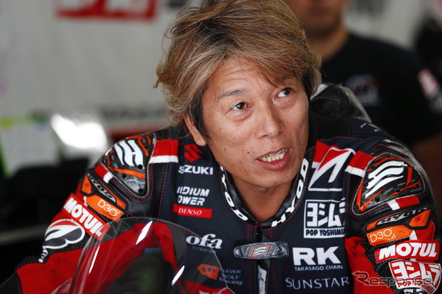 加賀山就臣選手(スズキ、7月11日の公式合同テスト)