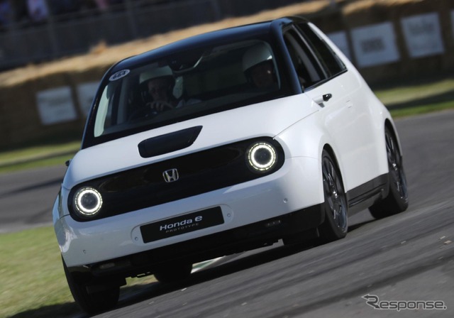 ホンダ e の最新プロトタイプ(グッドウッド2019)