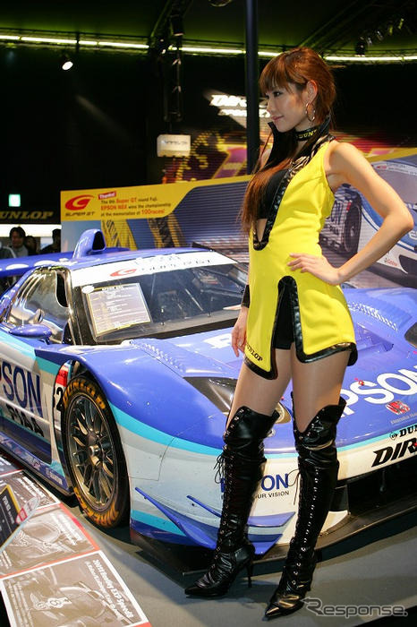 【東京オートサロン08】コンパニオン写真蔵…ダンロップ その4