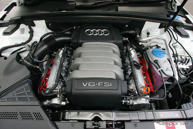 【アウディ A5 日本発表】パワフルな新開発V6直噴エンジン