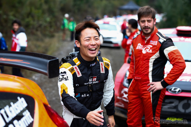 勝田貴元（今季WRCチリ戦＝WRC2で優勝）