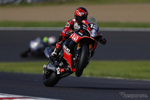 渡辺一樹選手(7月24日、鈴鹿8耐テスト)