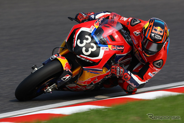 3位のNo.33 Red Bull Honda(2019年鈴鹿8耐)