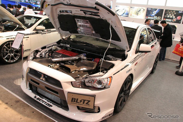 【東京オートサロン08】写真蔵…BLITZ ランエボX