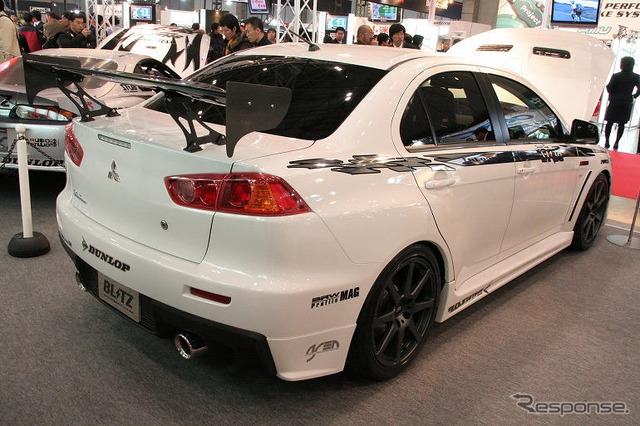 【東京オートサロン08】写真蔵…BLITZ ランエボX