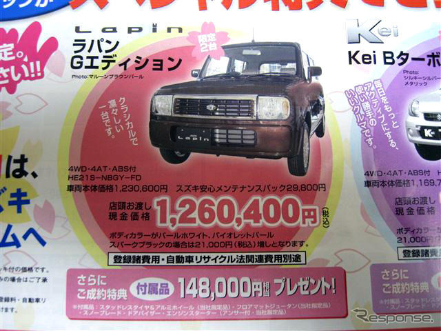 【今日の値引き情報】もう始まってます---このプライスで軽自動車を!!