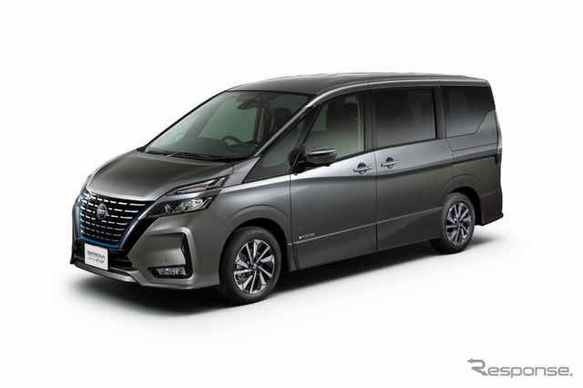 日産 セレナ(ダークメタルグレー/ダイヤモンドブラック)