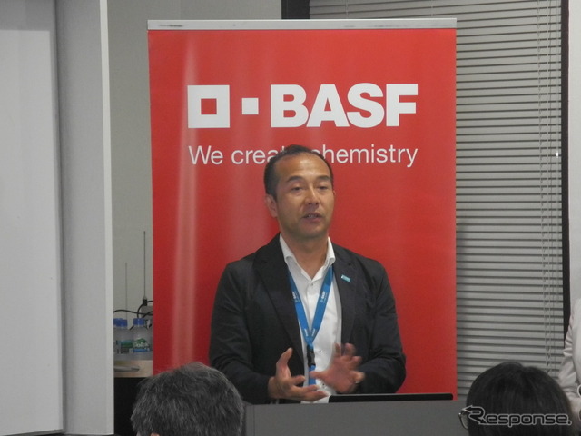 BASFジャパン パフォーマンスマテリアルズ事業部の執行役員で事業部長の山本勇氏