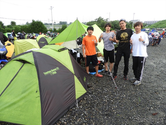 若い参加者が増えたという逆バンクde8耐CAMP