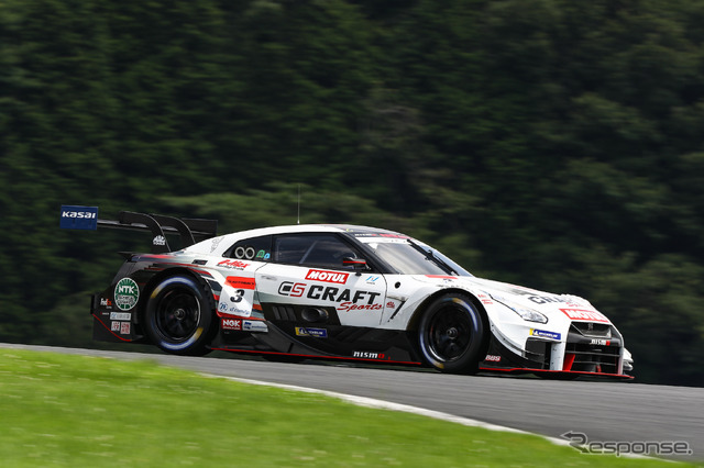 GT500クラス予選2位の#3 GT-R。