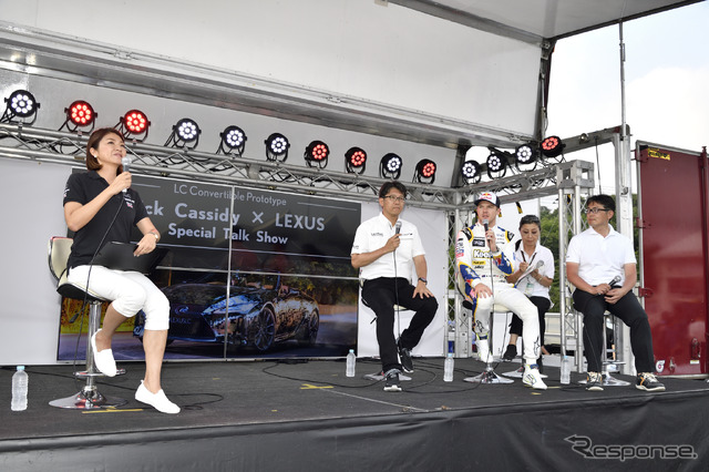 レクサスLCコンバーチブル・プロトタイプお披露目(富士スピードウェイ、SUPER GT 第5戦)