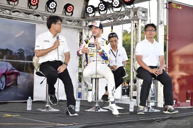 レクサスLCコンバーチブル・プロトタイプお披露目（富士スピードウェイ、SUPER GT 第5戦）