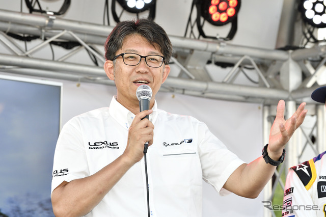 レクサスLCコンバーチブル・プロトタイプお披露目（富士スピードウェイ、SUPER GT 第5戦）