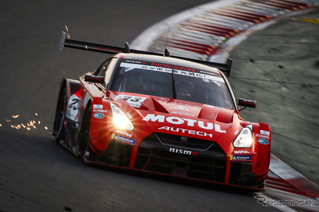 GT500クラス決勝3位の#23 GT-R。