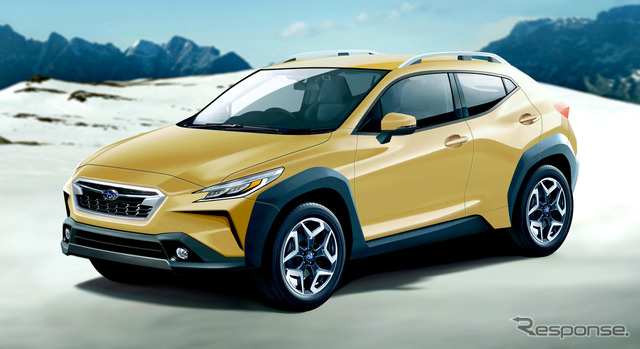 スバル 新型クロスオーバー クーペSUV(予想CG)