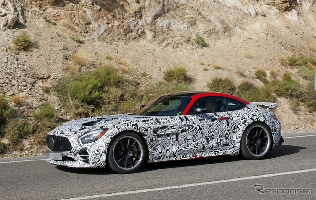 メルセデスAMG GT R ブラックシリーズ 市販型プロトタイプ(スクープ写真)