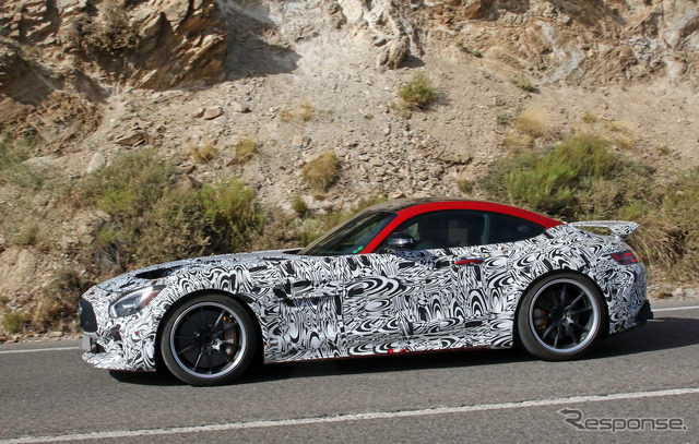 メルセデスAMG GT R ブラックシリーズ 市販型プロトタイプ(スクープ写真)