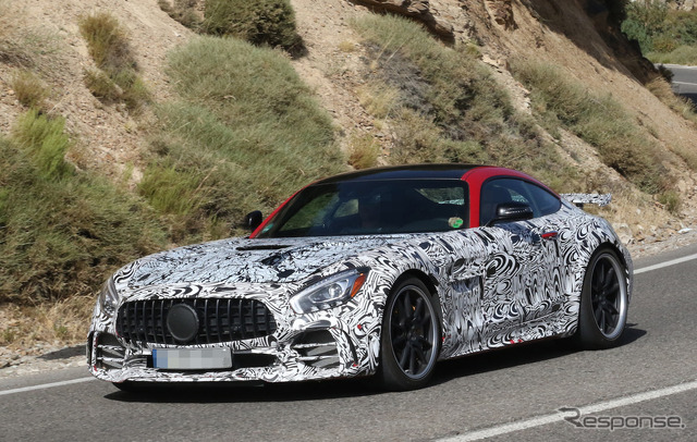 メルセデスAMG GT R ブラックシリーズ 市販型プロトタイプ(スクープ写真)