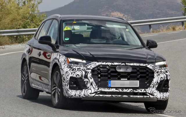 アウディ Q5 改良新型(PHEV)スクープ写真