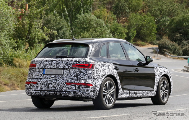 アウディ Q5 改良新型(PHEV)スクープ写真