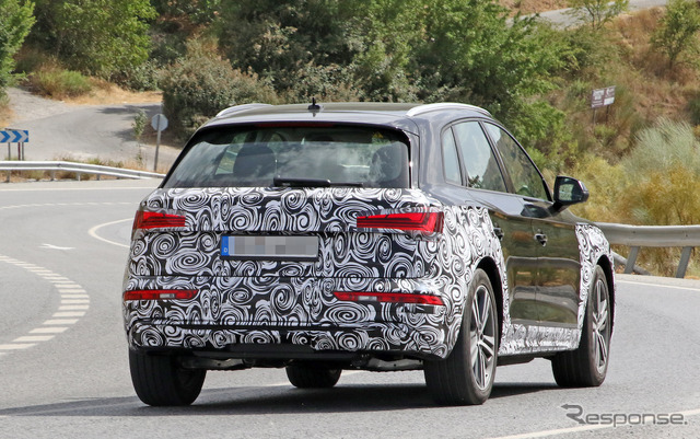 アウディ Q5 改良新型(PHEV)スクープ写真