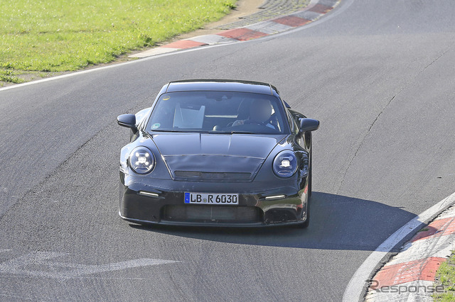 ポルシェ 911 GT3 ツーリングパッケージ　スクープ写真