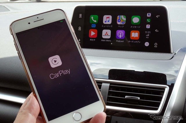 iPhoneのCarPlayのほか、Android Autoにも対応する