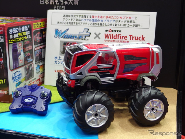 ラジオコントロールWドライブプラス・モリタ林野火災用消防車 Wildfire Truck(シー・シー・ピー、東京おもちゃショー2019)