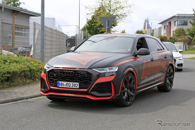 アウディ RS Q8 市販型プロトタイプ(スクープ写真)