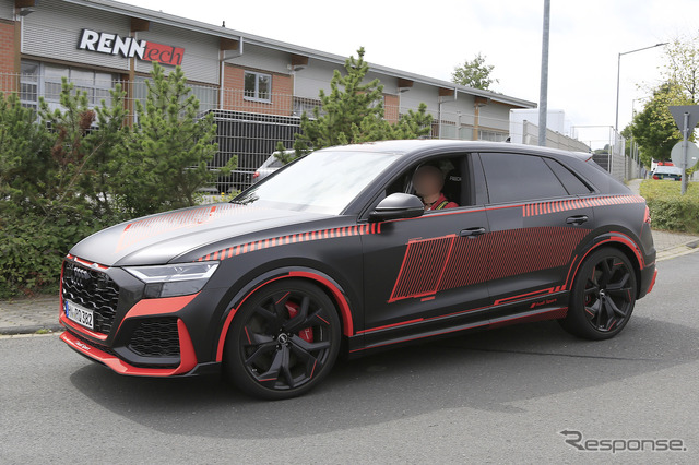 アウディ RS Q8 市販型プロトタイプ(スクープ写真)